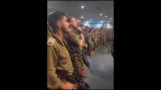 IDF paratroopers singing, Ani Mamin, before heading to Gaza to take on Hamas