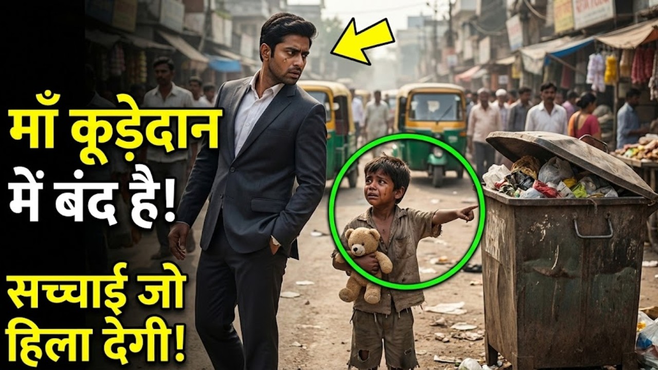 अरबपति ने कूड़ेदान में जो देखा, होश उड़ गए #भावनात्मककहानी #HeartTouchingStory
