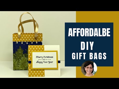 How to Make Affordable Mini Gift Bags + Matching Cards