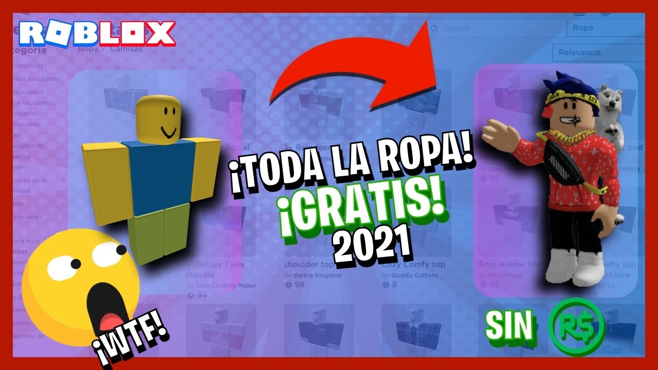 como tener ropa bonita en roblox sin robux