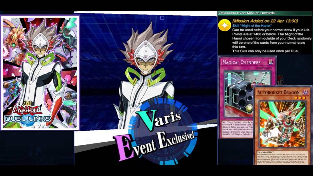 Varis Encore Event with NEW Magic Cylinder Support & Rokket  Monster!![YuGiOh Duel Links]