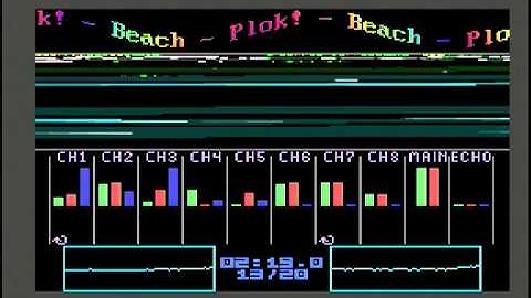 FPGA SPC playing "Beach" from the game Plok!