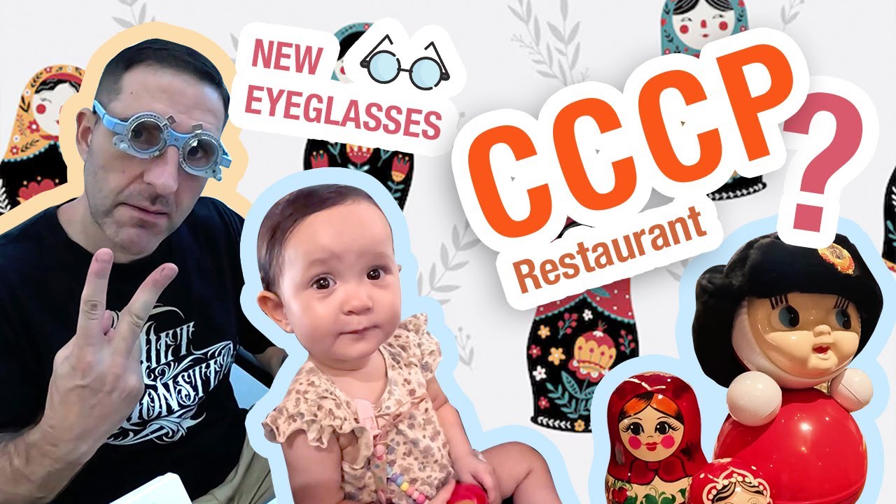 New glasses, Starbucks, and A fun Communist restaurant! #cccp