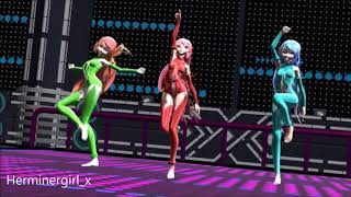 MMD - Katelyn, Nicole and Cadenza - STEP {Aphmau}