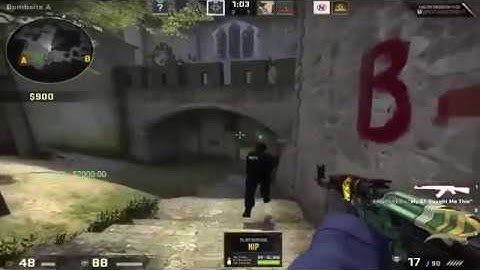 CS:GO - GeT_RiGhT plays FPL on Cobblestone 04.06.2017.