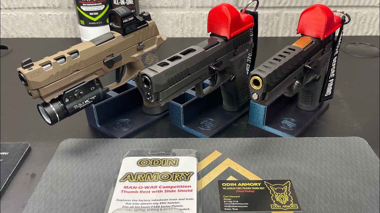 Odin Armory Man-O-War Competition Take Down Lever - Sig Sauer P320 ...