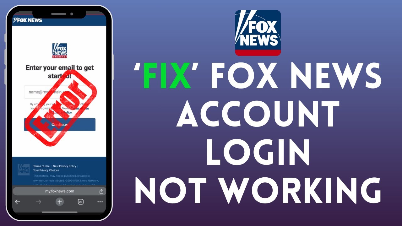 How to Fix Fox News Account Login Not Working 2024? - YouTube