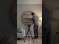 This Round Wooden Niche Looks Absolutely Stunning 😍🪵#home