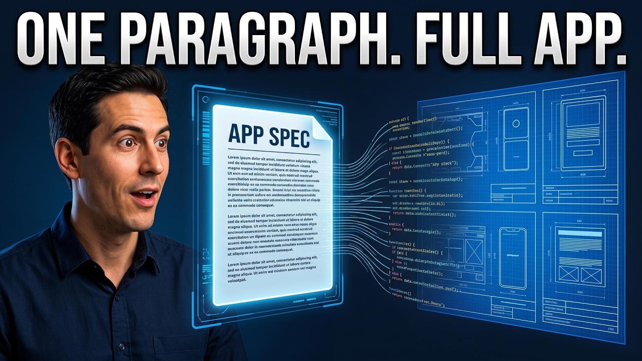I Gave Claude Code One Paragraph and It Wrote My App Spec