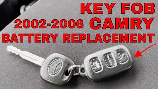 Toyota Camry Key Fob Battery Replacement (2002-2006) Toyota Camry Key Fob Battery Replacement (2002-2006)