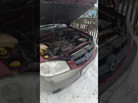 Mazda Tribute 3.0. Замена сальника коренной зима пришла