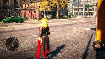 Police vs Girl - Saints Row The Third Remastered - Free Roam Gameplay