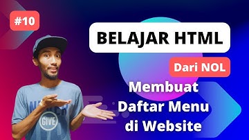 Belajar HTML dari NOL - 10 Mengenal List