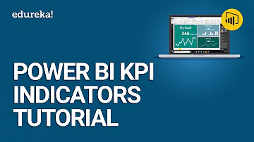 How do you use a power BI KPI indicator?