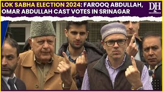 Lok Sabha Elections Phase 4: NC President Farooq Abdullah, Omar Abdullah cast votes in Srinagar｜Deccan Herald