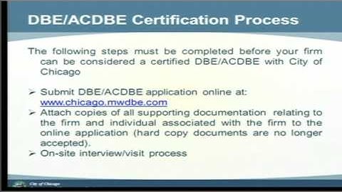 The ABC’s of DBE and ACDBE Certification