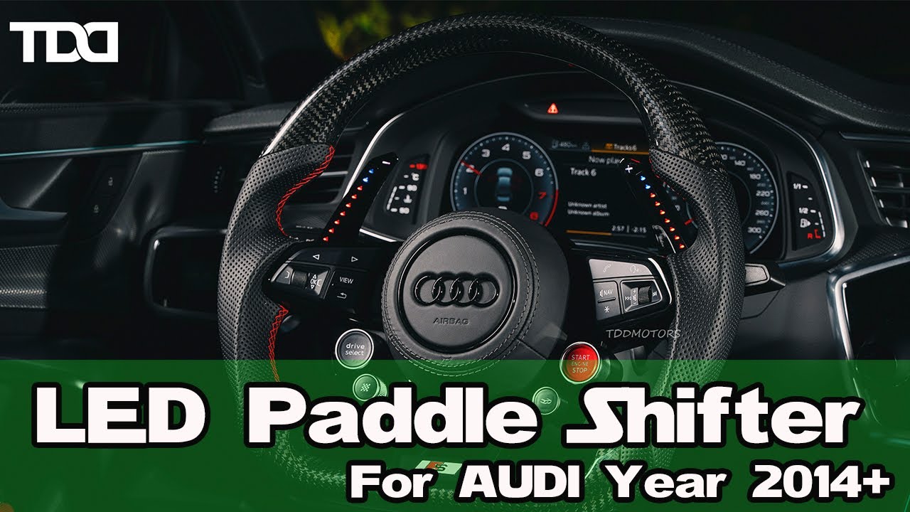 How Audi LED Paddle Shifter Working on Steering Wheel ? (NEW 2023