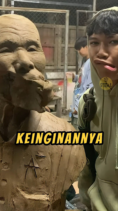 Patung Buat Salurkan EMOSI Kamu❗😱😂 #videoviral #lucu #videoshorts