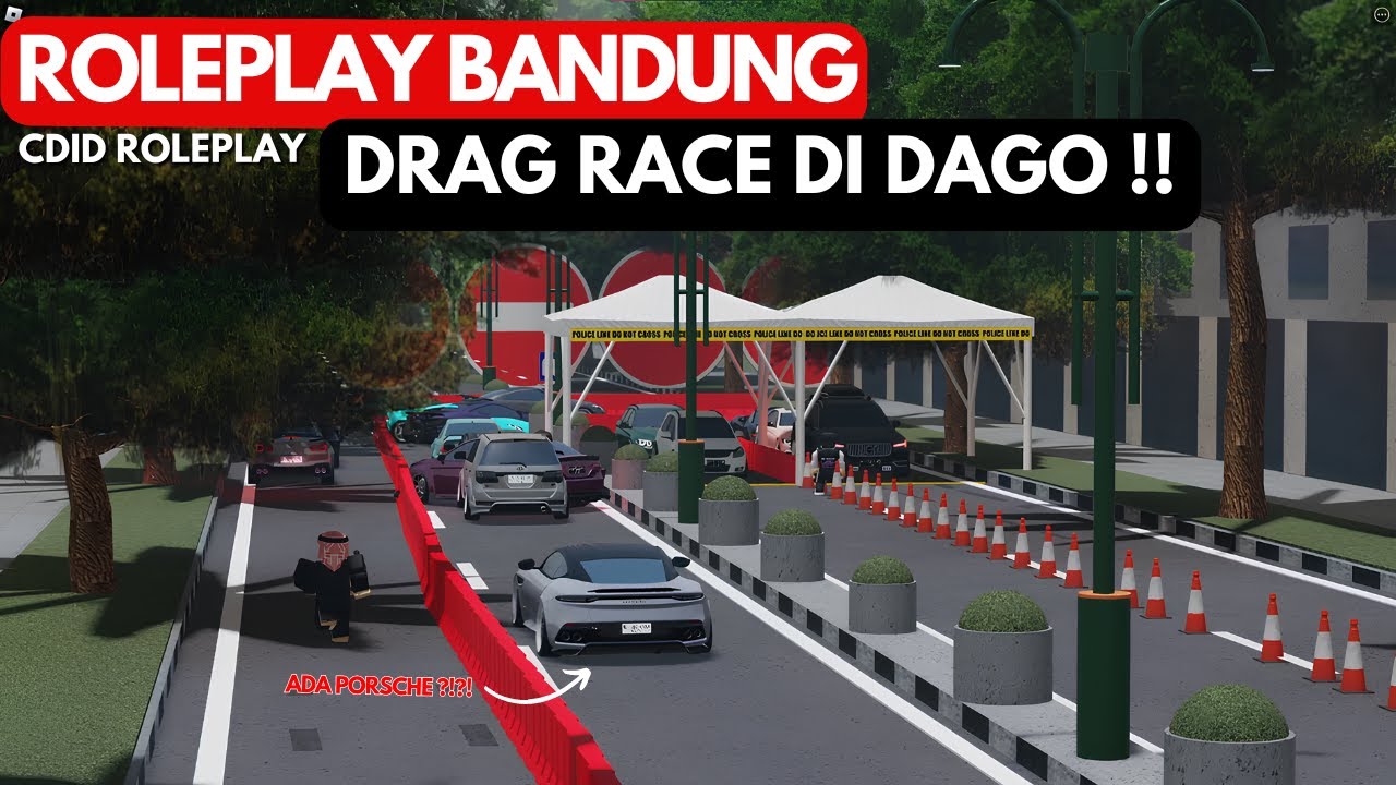 NGADAIN DRAG RACE DI JALAN DAGO BANDUNG 😱 !! CDID ROLEPLAY- #cdidroleplay  #cdidroblox