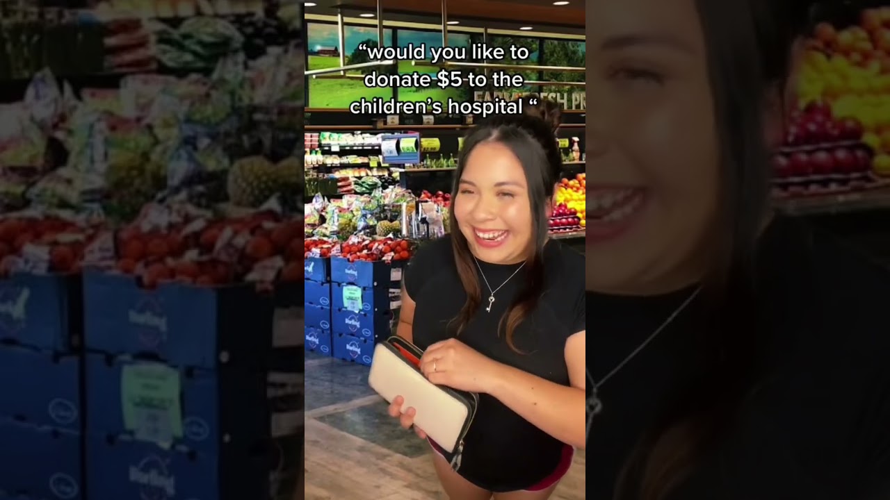 when they ask you to Donate to a children’s hospital 