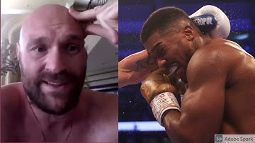 (NEW) TYSON FURY GIVES HIS FIRST REACTION TO ANTHONY JOSHUA