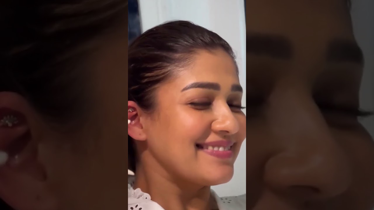 Nayanthara Ear Piercing  Stylish New Look  Latest Video  #naya