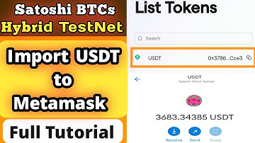 2 Ways to Import USDT to Metamask - Satoshi BTCs Hybrid Testnet - CORE Mining