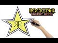 How to Draw the Rockstar Energy Drink Logo