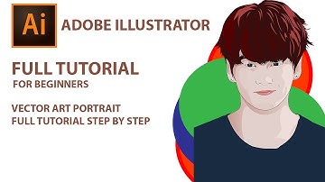 How to make vector art portrait in adobe illustrator with mouse| Vector art tutorial for beginners