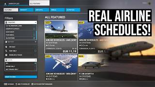 MSFS 2020 Marketplace Update (April 4th 2026) – NEW Real-World Airport &amp; Airline Schedules!