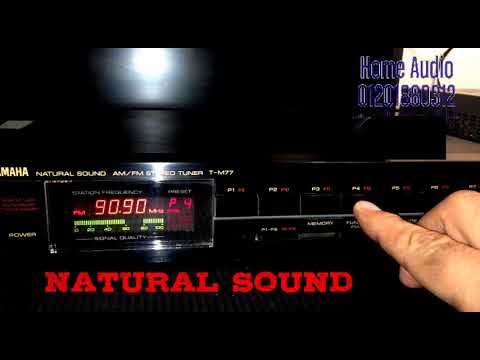 YAMAHA T M77 FULL COMPUTERIZED TUNER Japan - YouTube