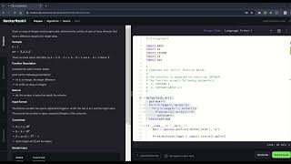 Hackerrank Problem: Search Pairs