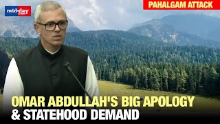 Omar Abdullah’s Emotional Apology Over Pahalgam Terror Attack | Big Statement on J&K Statehood