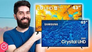 Qual a MELHOR TV 4K BARATA 43" para 2022 (perto de R$2000) // SAMSUNG BU8000 vs. LG UQ7500 screenshot 3
