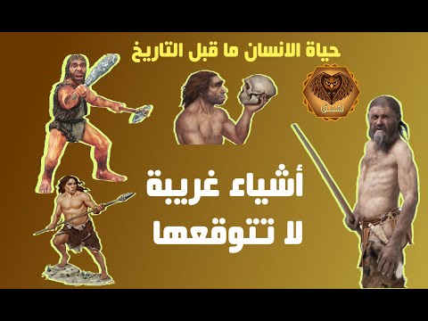 تعرف على حياة الانسان ما قبل التاريخ أشياء لا يمكن توقعها تعرف على حياة الانسان ما قبل التاريخ أشياء لا يمكن توقعها