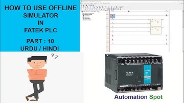 How to Use Offline Simulation in Winproladder Fatek Plc Software | Part 10