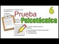 ✅ PRUEBA PSICOTÉCNICA - Ejemplo 06 - personalidad, razonamiento 🔴