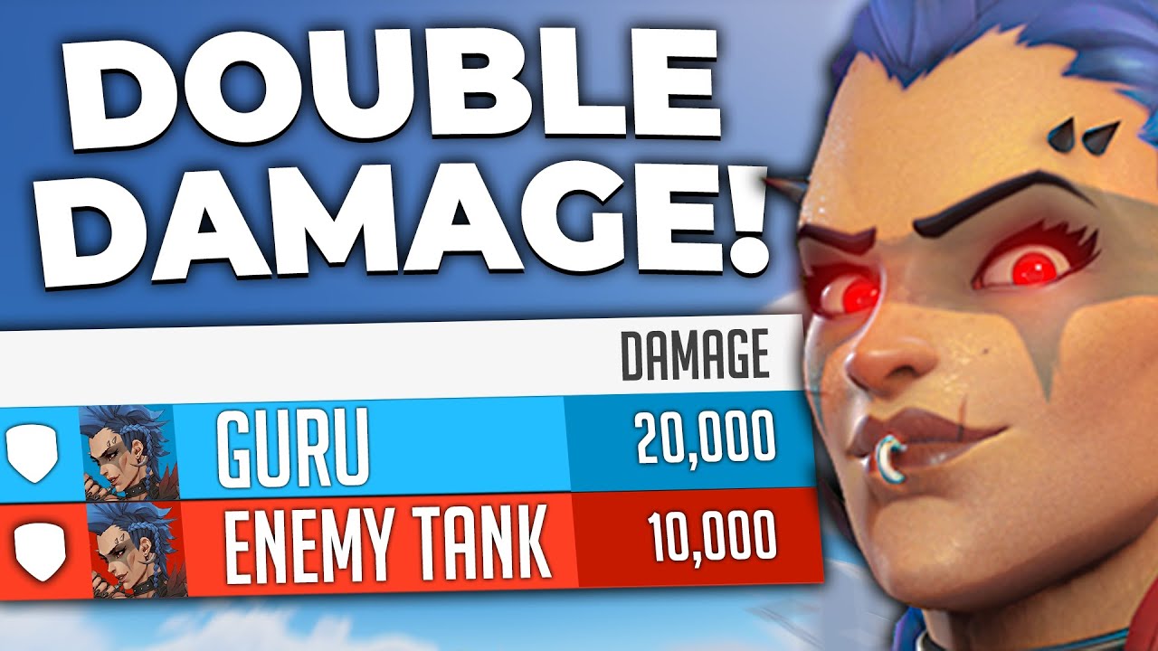 I did 2X THE DAMAGE of the ENEMY tank in Overwatch 2!