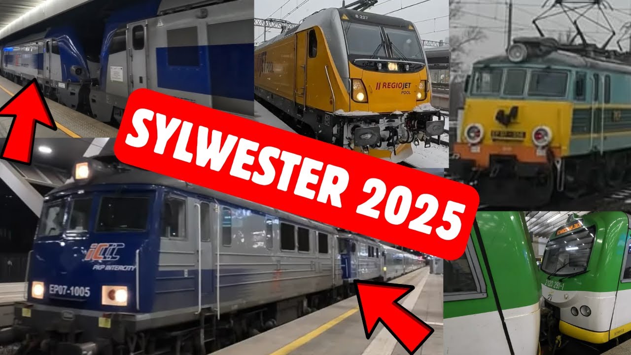 🎉 Sylwester z pociągami 2025! 🚂