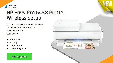 HP Envy pro 6458 | How to Setup HP Envy pro 6458 printer to WiFi | Connect to Wi-Fi Network