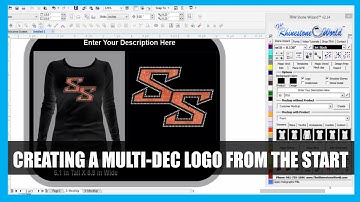 Creating a Custom Multi-Dec Logo from Scratch with CorelDRAW and TRW Stone Wizard