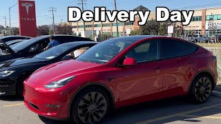 second tesla model y performance - delivery day!