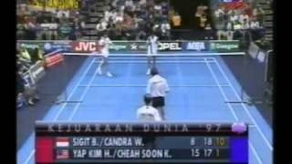 1997 World Champ Final: Candra Wijaya/Sigit Budiarto vs Yap Kim Hock/Cheah Soon Kit • set3