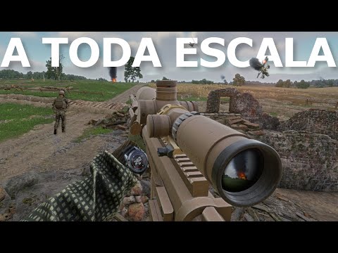 OPERANDO UM RIFLE .408 NO CONFLITO DE 128 JOGADORES EM ARMA REFORGER