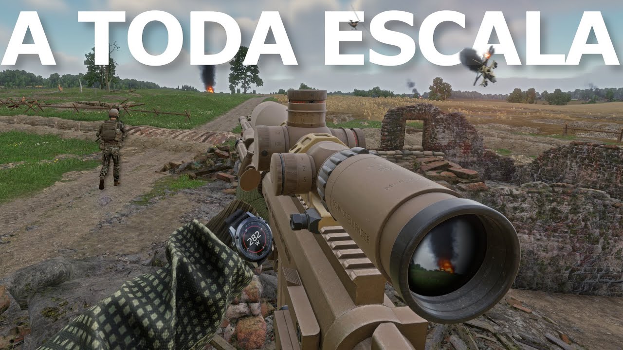 OPERANDO UM RIFLE .408 NO CONFLITO DE 128 JOGADORES EM ARMA REFORGER