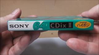 SONY　C-64CDX2D（ハイポジションテープ タイプⅡ）