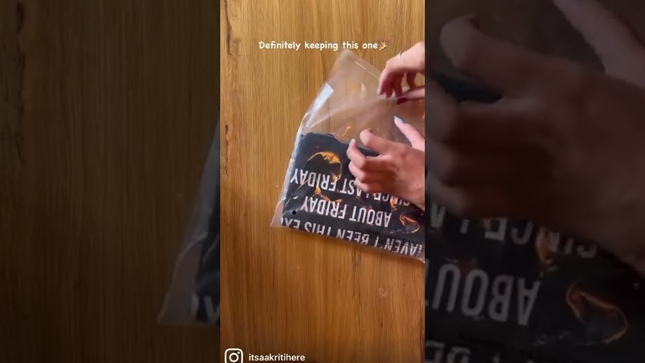 summer T-shirts from nykaa fashion👚 always on the lookout for something unique✌️