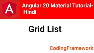 Angular 20 Material Tutorial Day 12 | Grid List Explained (Hindi)
