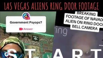 LAS VEGAS ALIEN RING DOORBELL CAM FOOTAGE!?