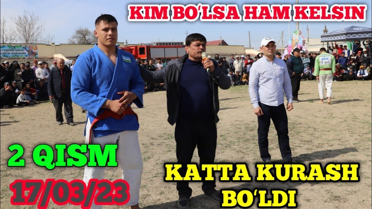 BUXORO JONDOR TUMAN NAVROʻZ BAYRAMI  KATTA KURASH HAM BOʻLDI